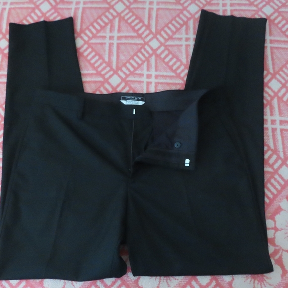 Tiffany & Co Dress Pants Mens 37 / 38 Wardrobe Unhemmed NWOT lot of 3 (40x34.5) - Picture 4 of 6